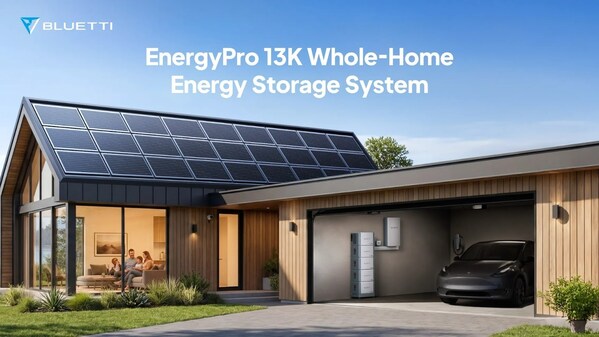 BLUETTI Launches EnergyPro 13K Energy Storage System For Whole-Home Backup