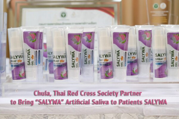 Chula, Thai Red Cross Society Partner to Bring "SALYWA" Artificial Saliva to Patients