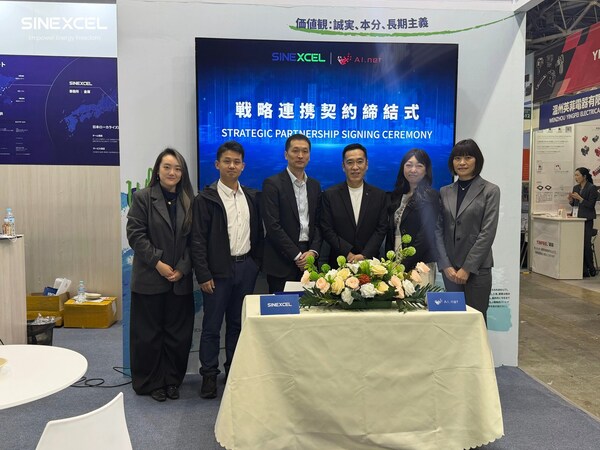 SINEXCEL and AI.net Sign Strategic Partnership at Smart Energy Week to Accelerate Japan's Utility-scale Energy Transition