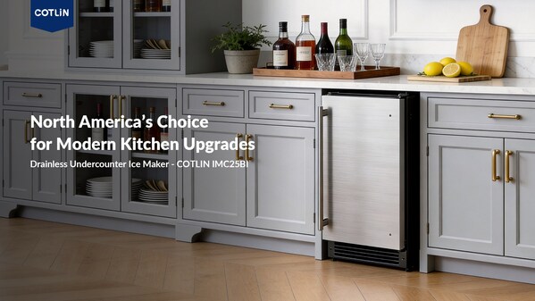 COTLIN IMC25BI Drainless Undercounter Ice Maker: North America's Choice for Modern Kitchen Upgrades