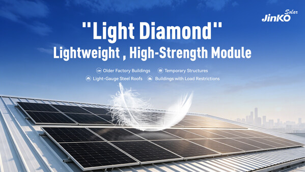 JinkoSolar Officially Launches "Light Diamond" Lightweight, High-Strength Module