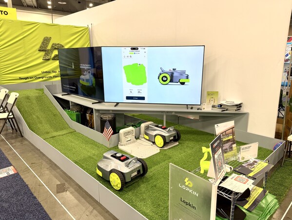 LOPKIN Showcases Wire-Free Robotic Lawn Mowers at NHS 2026, Accelerating North America Expansion