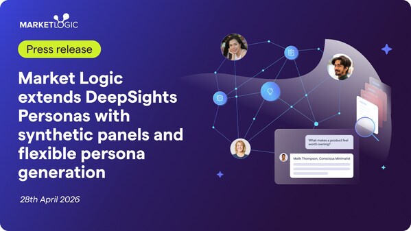 Market Logic extends DeepSights Personas with synthetic panels and flexible persona generation to redefine audience research at scale