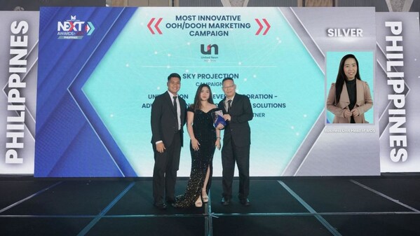 Philippines' Media Display Solutions Wins Silver at NEXT Awards for Southeast Asia's First Sky Projection Innovation