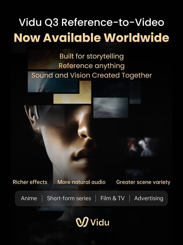 ShengShu Launches Vidu Q3 Reference-to-Video with Expanded Visual and Audio Capabilities