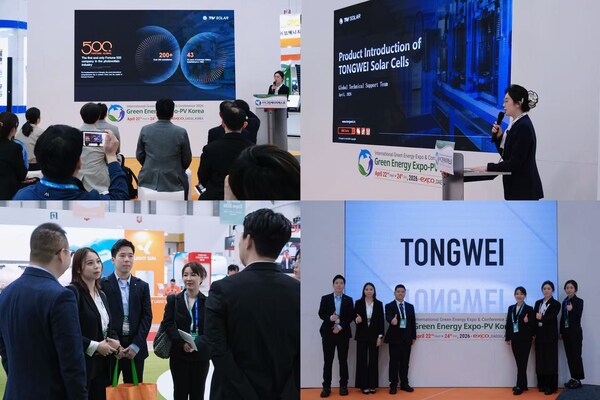 Tongwei Solar Highlights Advanced Cell Technologies and TNC Product Value at Green Energy Expo 2026 in Korea