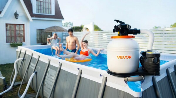 VEVOR Launches New FlashPure Sand Filter Pump, Featuring Up to 6X* Faster Filtration to Rescue Summer Weekends