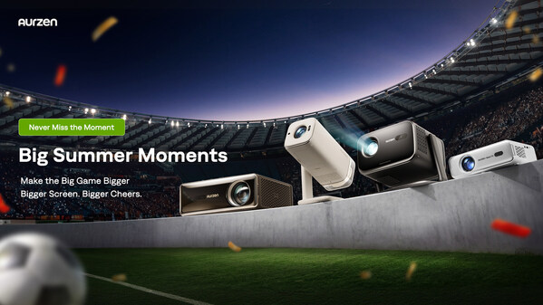 Aurzen Makes the Moments Even Bigger This Summer with Smart Projectors for Big Game Viewing