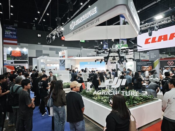 DJI Agriculture Debuts Agras T55 and T100 Dual Battery Spraying System in Thailand at AGRITECHNICA Asia 2026