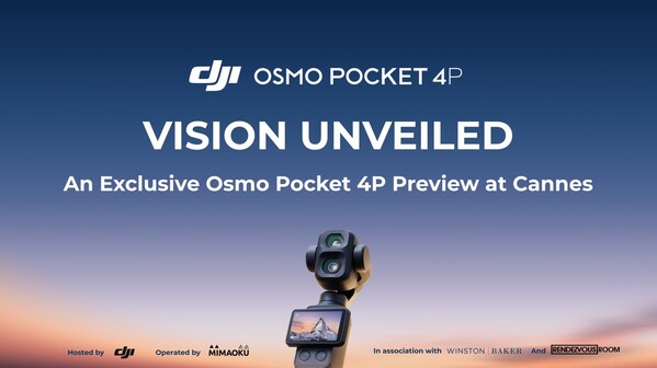 DJI Debuts Osmo Pocket 4P at Cannes, Ushering in a New Era of Handheld Cinematic Excellence