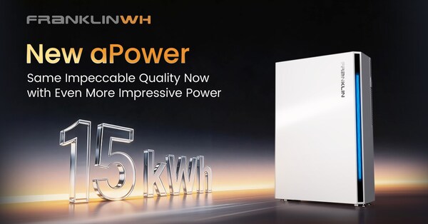 FranklinWH Introduces Enhanced 15 kWh aPower in Australia and New Zealand