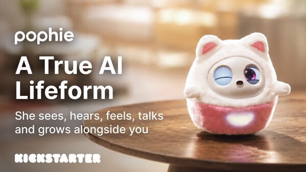 Pophie Hits Kickstarter: Introducing a New AI Lifeform That Sees, Hears, and Grows Alongside You