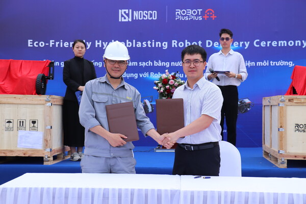 RobotPlusPlus Delivers Eco-Friendly Hydroblasting Robots to NOSCO Shipyard in Vietnam
