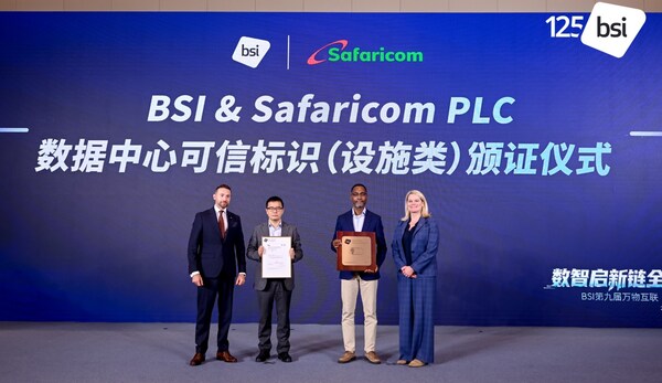Safaricom Limuru Data Centre achieves BSI Data Centre Facilities Mark of Trust