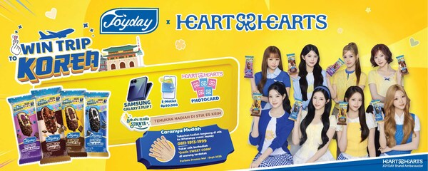Yili's Joyday Names K-pop Group Hearts2Hearts as Brand Ambassador in Indonesia