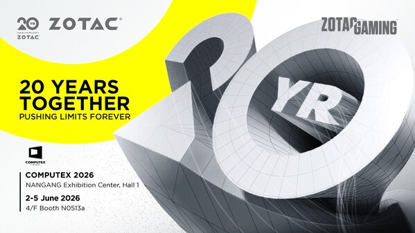 ZOTAC to Celebrate 20th Anniversary with Full-Spectrum Showcases, and Anniversary-Exclusive Hardware