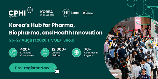 CPHI/ Hi Korea 2026 Opens Pre-Registration: Korea's Hub for Pharma, Biopharma, and Health Innovation