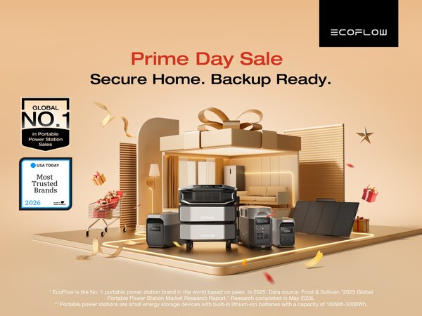 EcoFlow Launches Early Amazon Prime Day Deals With Big Savings on Backup Power Solutions