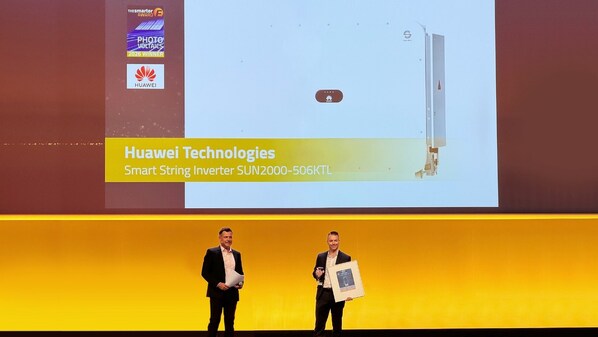 Huawei's 506 kW Smart String Inverter Won the Smarter E AWARD at Intersolar Europe 2026