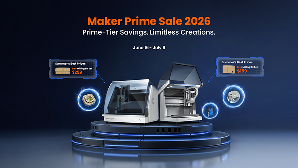 Makera Launches Maker Prime Sale with the Biggest Summer Savings on Desktop CNC Machines