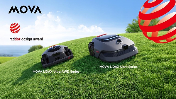 MOVA Claims 2026 Red Dot Design Award for Smart Robotic Lawn Mower Innovation