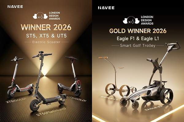 NAVEE Recognised with Multiple Awards at London Design Awards for Design and Innovation