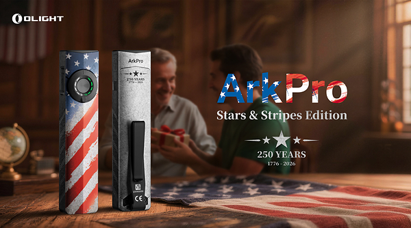 Olight Launches ArkPro Stars & Stripes to Celebrate America's 250th Anniversary and Honor Fathers