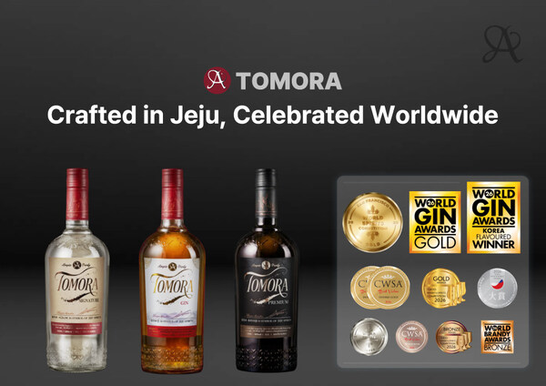 Premium Jeju Fruit Spirit "TOMORA" Wins Consecutive Awards at Major Global Spirits Competitions