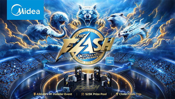 Showcasing the Best in AC Installation: Midea Club Flash Installation ASEAN Tournament Returns Bigger Stakes and Up to $25,000 in Prizes