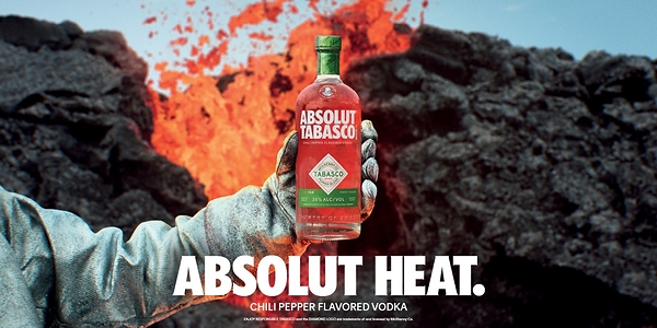 COMING IN HOT. ABSOLUT AND TABASCO® LAUNCH NEW SPICY VODKA