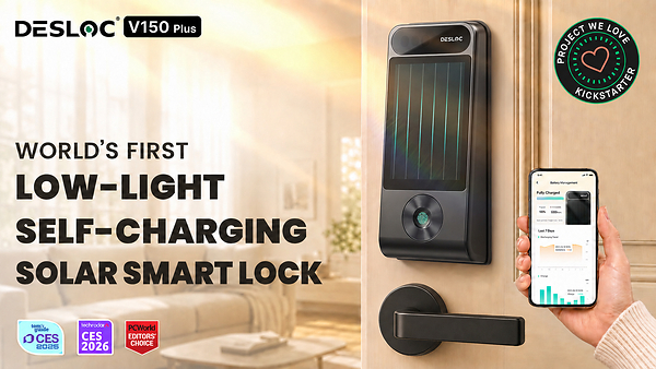 DESLOC V150 Plus Earns Kickstarter "Project We Love" Recognition for Its Creative Approach to Smart Lock Innovation