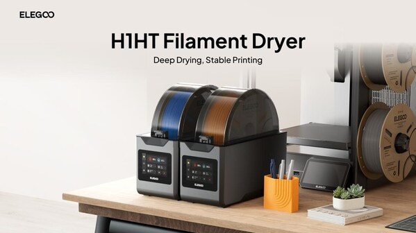 ELEGOO Launches H1 HT Filament Dryer: Up to 85°C High-Temp Drying for High-Quality 3D Prints