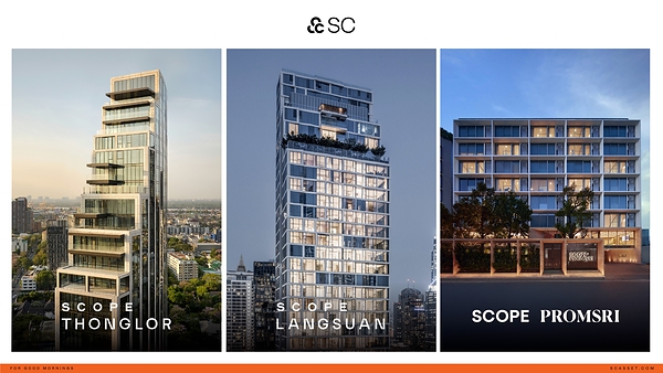 SC Introduces SCOPE Collection: A Curated Portfolio of Bangkok's Finest Luxury Residences