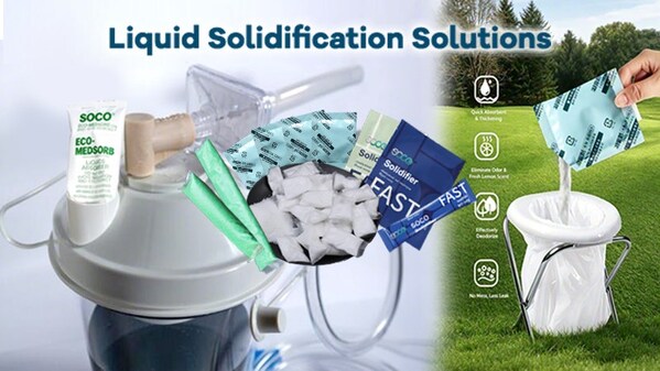 SOCO® Launches Small-Pack Solidification Solutions for Healthcare and Emergency Sanitation Applications