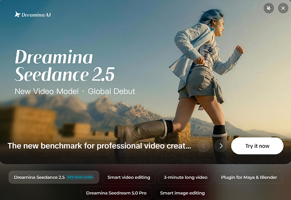 Dreamina Launches Seedance 2.5, the Tool of AI Video Generation That Reduces Clip Stitching, Visual Drift and Rework