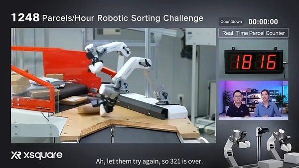 X Square Robot Demonstrates Embodied AI in Real-World Logistics Operations
