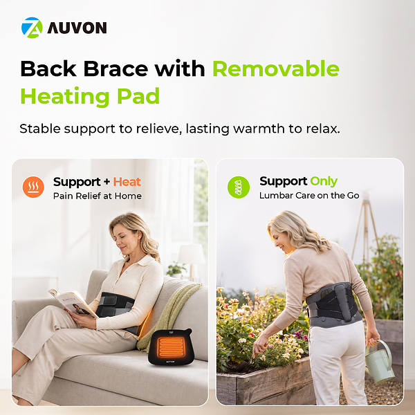 AUVON Launches HT2121: Structured Back Support with Optional Soothing Heat for Everyday Comfort
