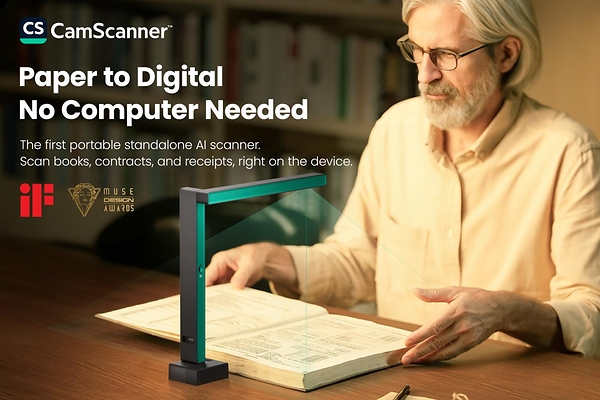 CamScanner Debuts Apex 1 Pro, Its First Standalone Scanner, on Kickstarter