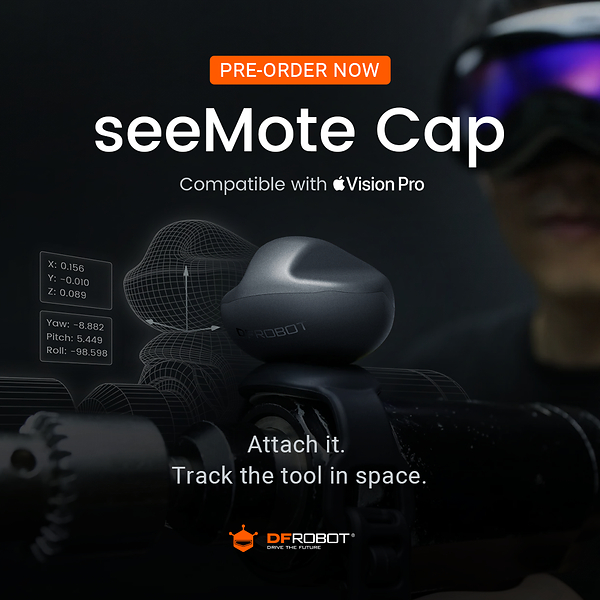 DFRobot seeMote Cap Opens Preorders at $229, Bringing Real Tools Into Spatial Computing