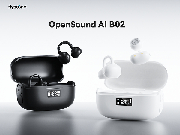 Flysound Brings B02 Open-Fit AI Hearing Aid to the U.S.