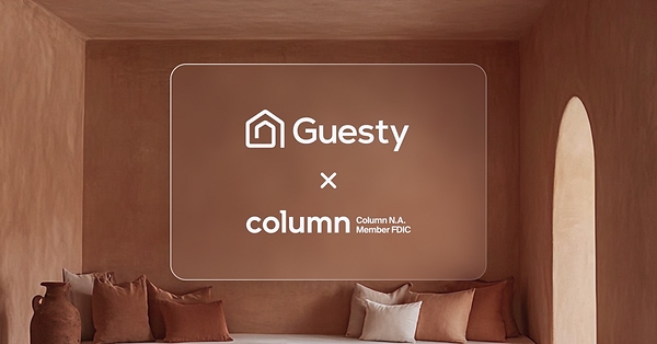 Guesty® and Column partner to modernize the financial back office of vacation rentals management