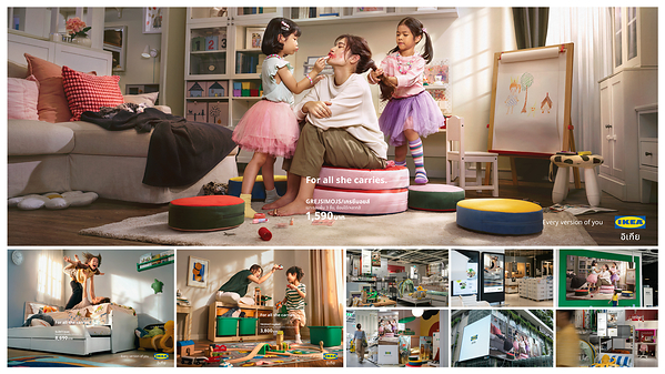 IKEA Thailand Reframes Children's Furniture Through the Eyes of Mothers in "For All She Carries"