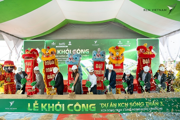 KCN Vietnam unveils 130,000 sqm "KCN Song Than 3", expanding southern industrial footprint
