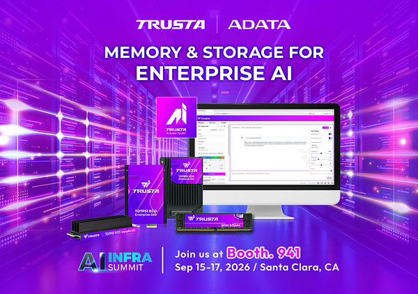 TRUSTA Redefines AI Scalability with AI Scaler Extended Memory Solution at AI Infra Summit 2026