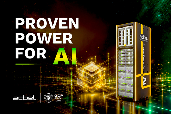 Acbel to Showcase High-Density Power Solutions for AI Data Centers at OCP Global Summit 2026
