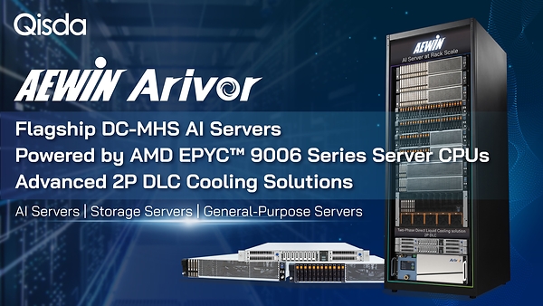 AEWIN Unveils Flagship DC-MHS AI Servers Featuring Arivor's Advanced 2P DLC Solutions at OCP 2026