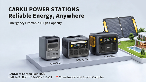 Energize the Future: CARKU Debuts Latest Portable Power Station Solutions at 2026 Canton Fair