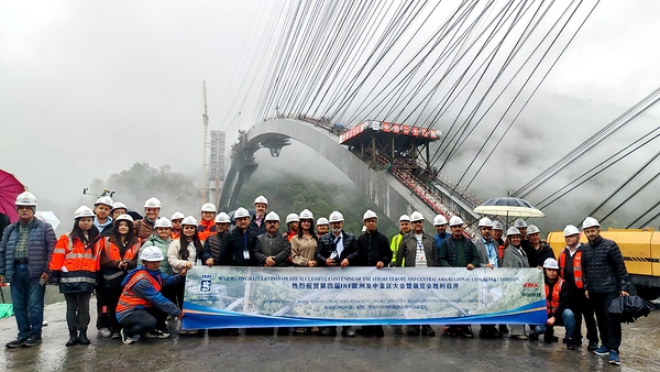 IRF Delegation Visits B3 Arch Bridge on Georgia's North-South Corridor Road Project