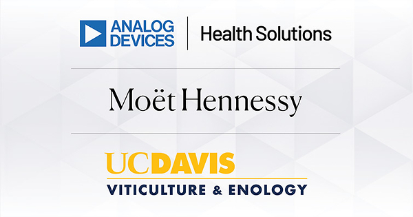 Moët Hennessy, Analog Devices and UC Davis Join Forces to Advance Wine Production Through Breakthrough Chemical Signature Detection Technology Leveraging AI