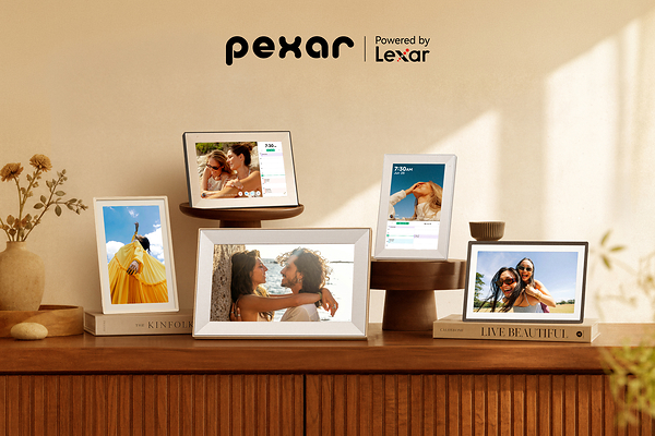 Pexar VivKeep Digital Photo Frames, Powered by Lexar, Now Available at JB Hi-Fi in Australia